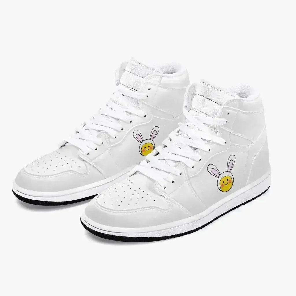 Jacki Easlick | Lux Bunny High-Top Leather Sneakers
