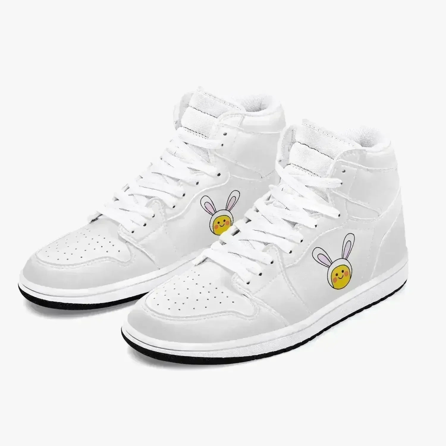 Jacki Easlick | Lux Bunny High-Top Leather Sneakers