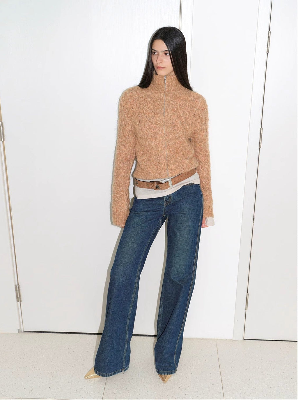 PREMIUM STYLE CO. LTD. | Women's Mohair Wool Blend Cardigan