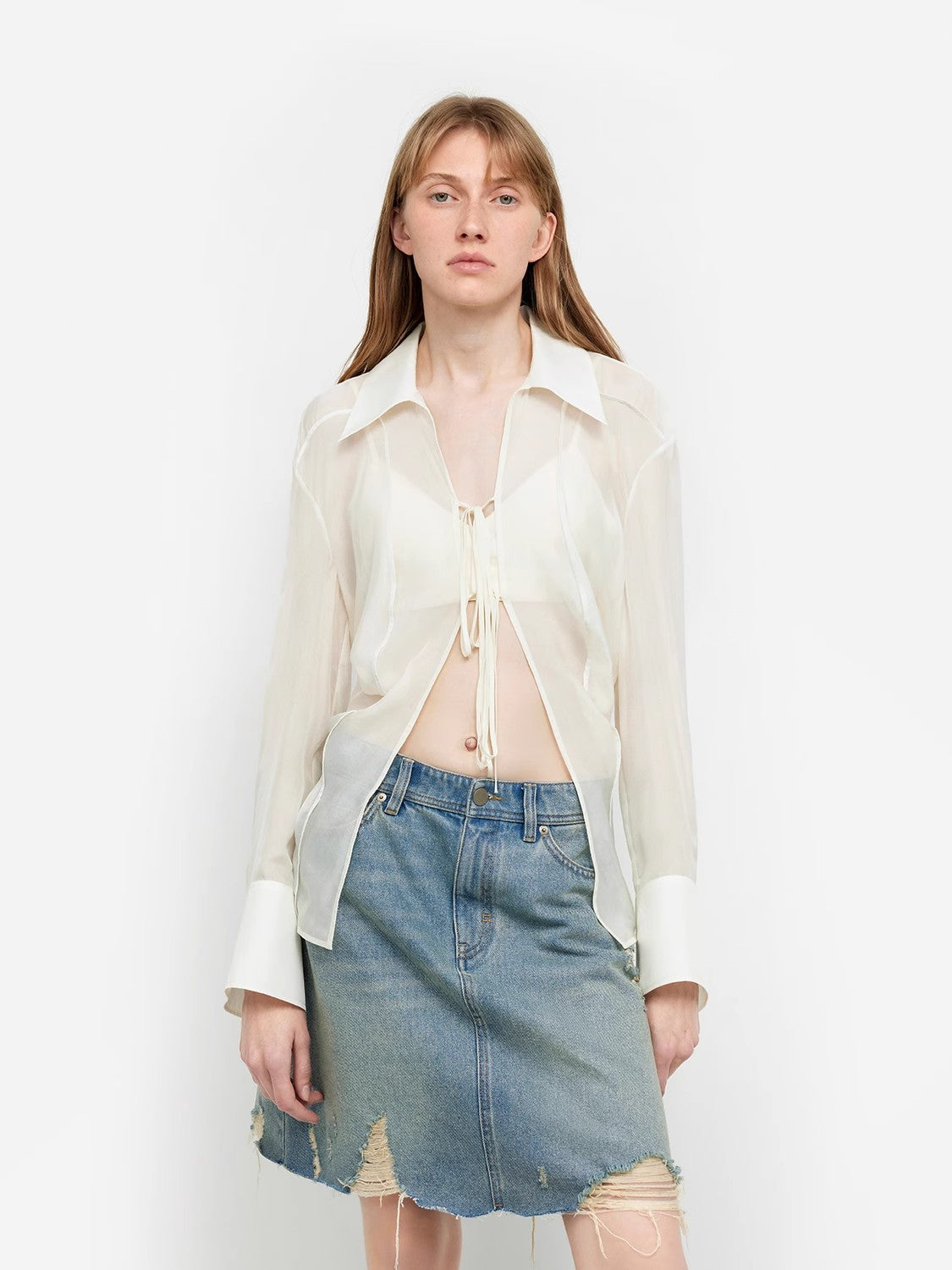 FIRELADY FUR | Women's Silk Chiffon Top