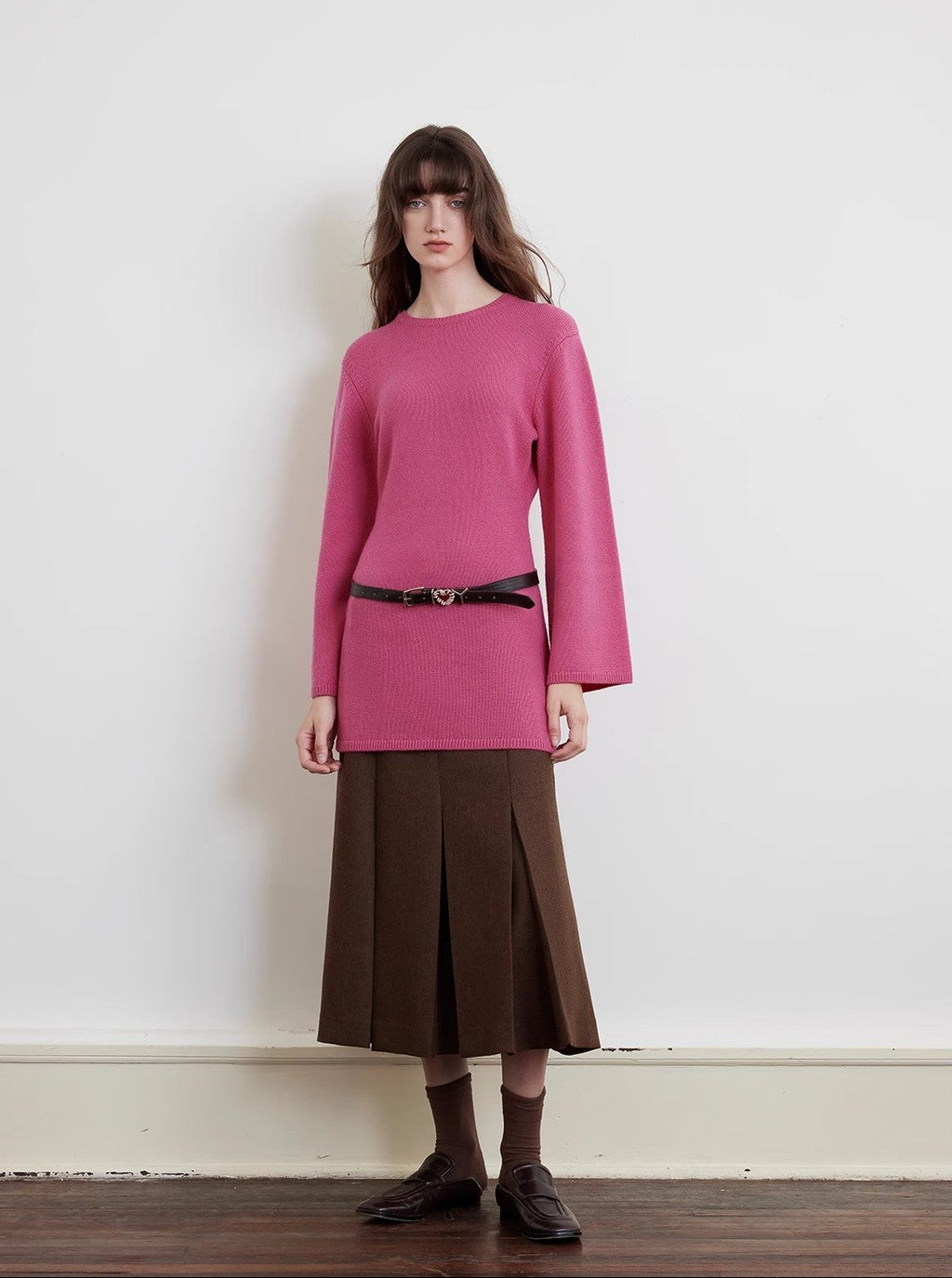 FIRELADY FUR | Women's Merino Wool Trumpet Sleeve Sweater