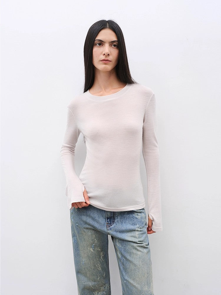 FIRELADY FUR | Women's "Glove Cuffs" Wool Sweater