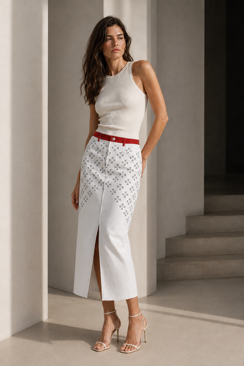 Gallo Jean | Denim Maxi Skirt