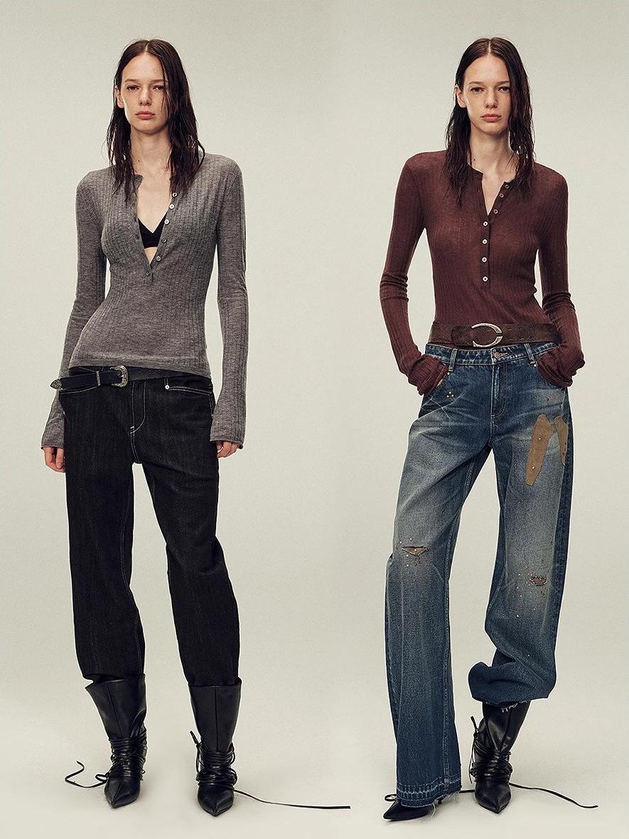 FIRELADY FUR | Women's Ultrafine Wool Blend Knit Top