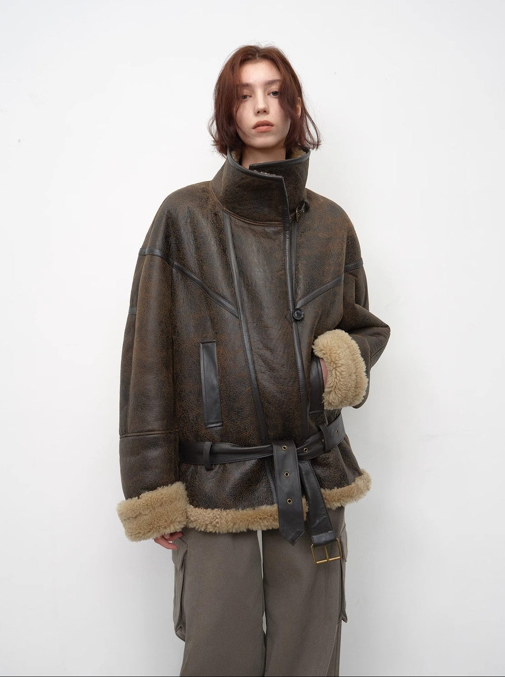 FIRELADY FUR | Women's Merino Fur One-Piece Motorcycle Jacket