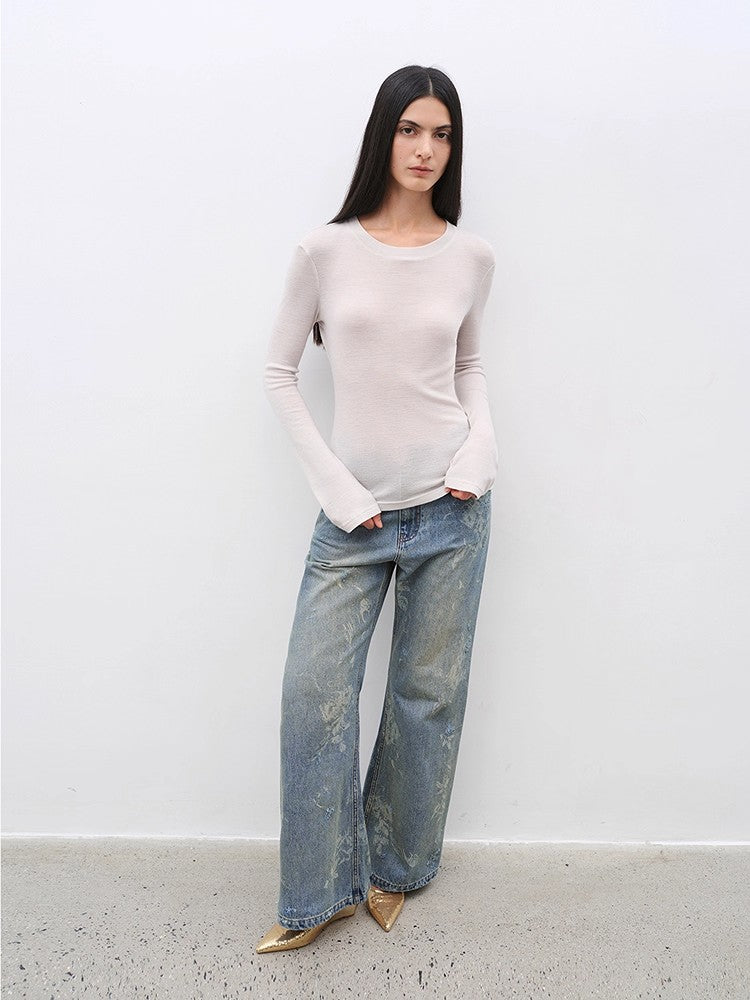 FIRELADY FUR | Women's "Glove Cuffs" Wool Sweater