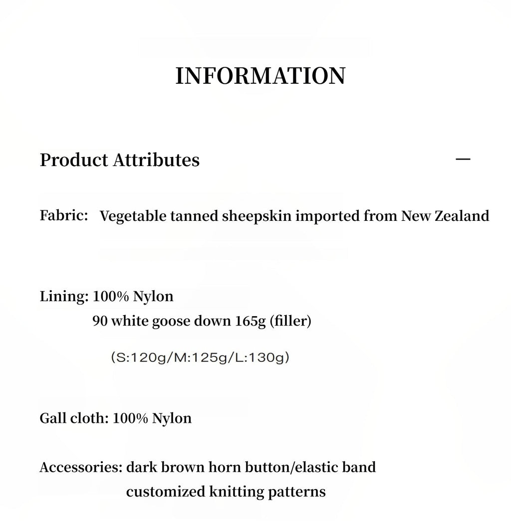 FIRELADY FUR | Women's Suede Sheep Leather Down Parka