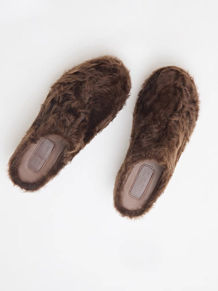 FIRELADY FUR × JACQUES WEI | Women's Wool-Lined Slip-On Platform Sneakers