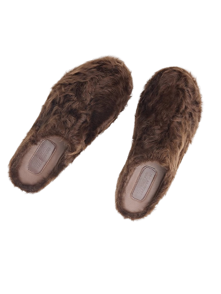 FIRELADY FUR × JACQUES WEI | Women's Wool-Lined Slip-On Platform Sneakers