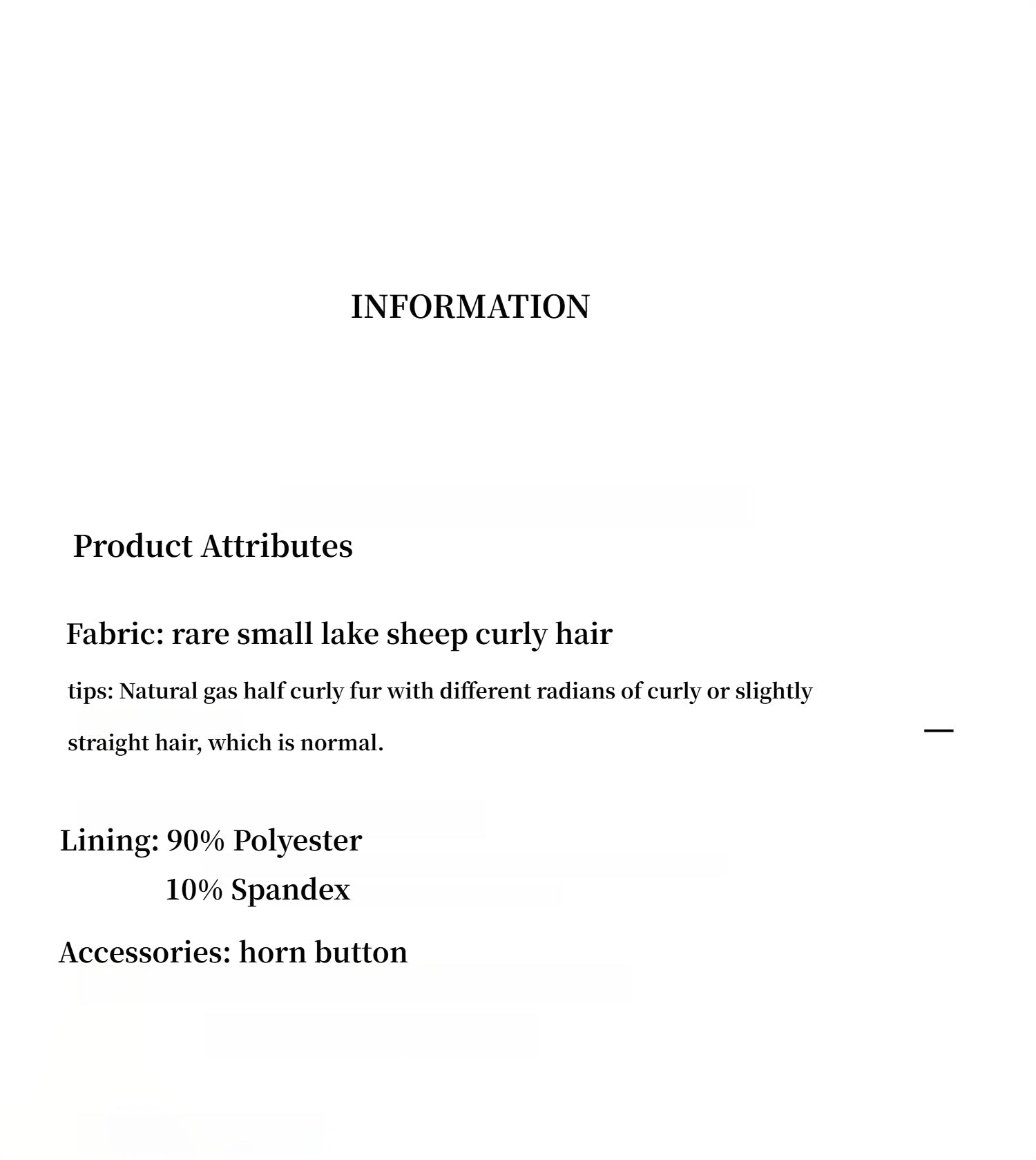 PREMIUM STYLE CO. LTD. | Women's Small Lake Sheep Fur Coat