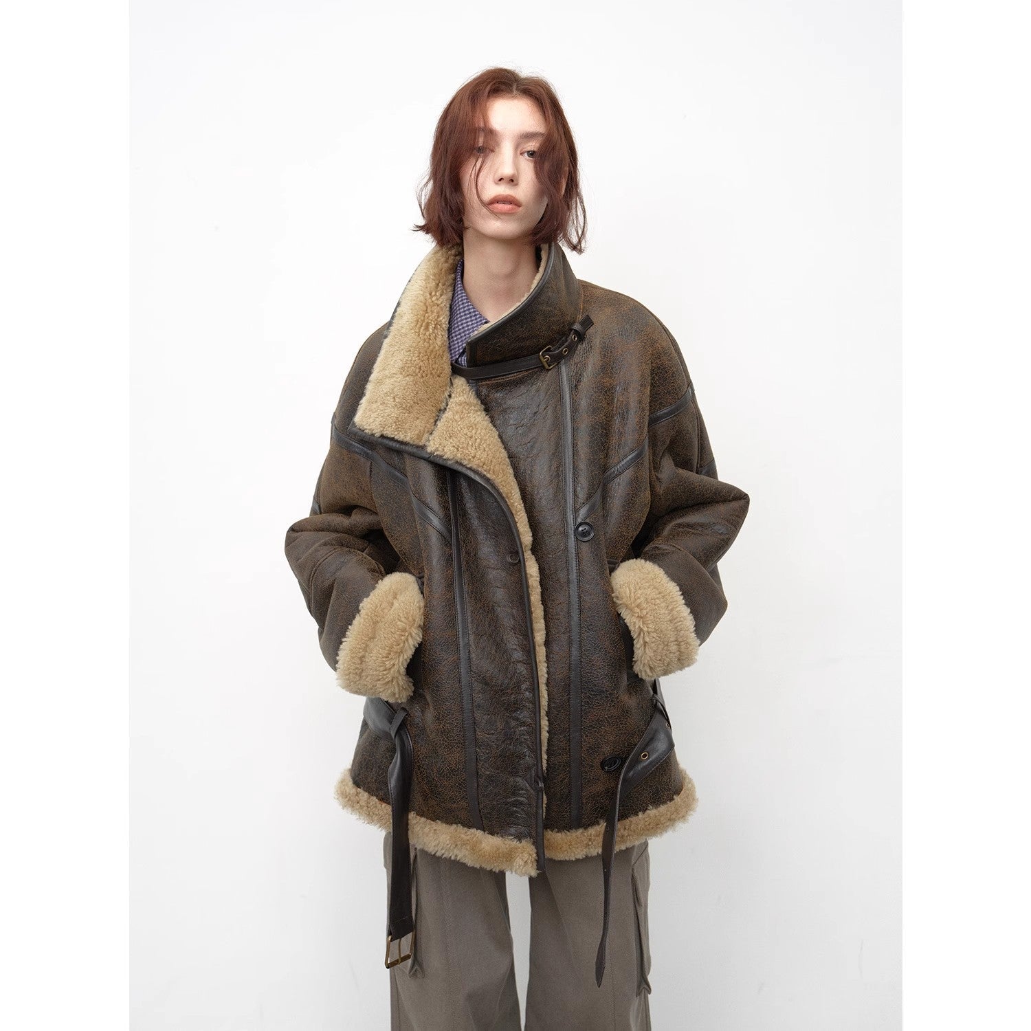 FIRELADY FUR | Women's Merino Fur One-Piece Motorcycle Jacket