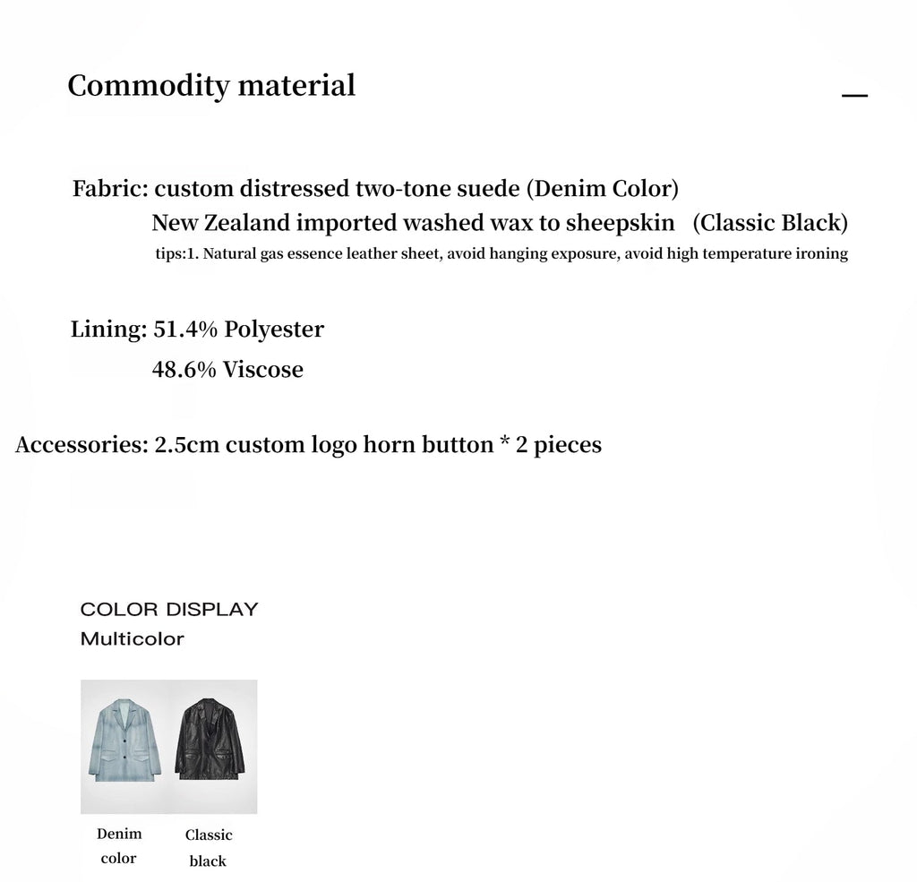 FIRELADY FUR | Women's Vintage-Finish Suede Leather Jacket