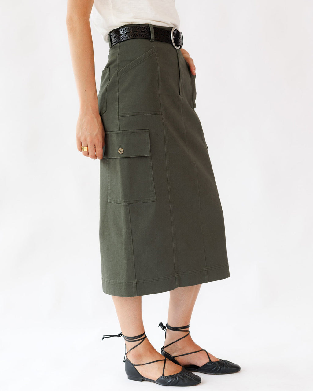 DOWNEAST | Women's Cotton Cargo Skirt