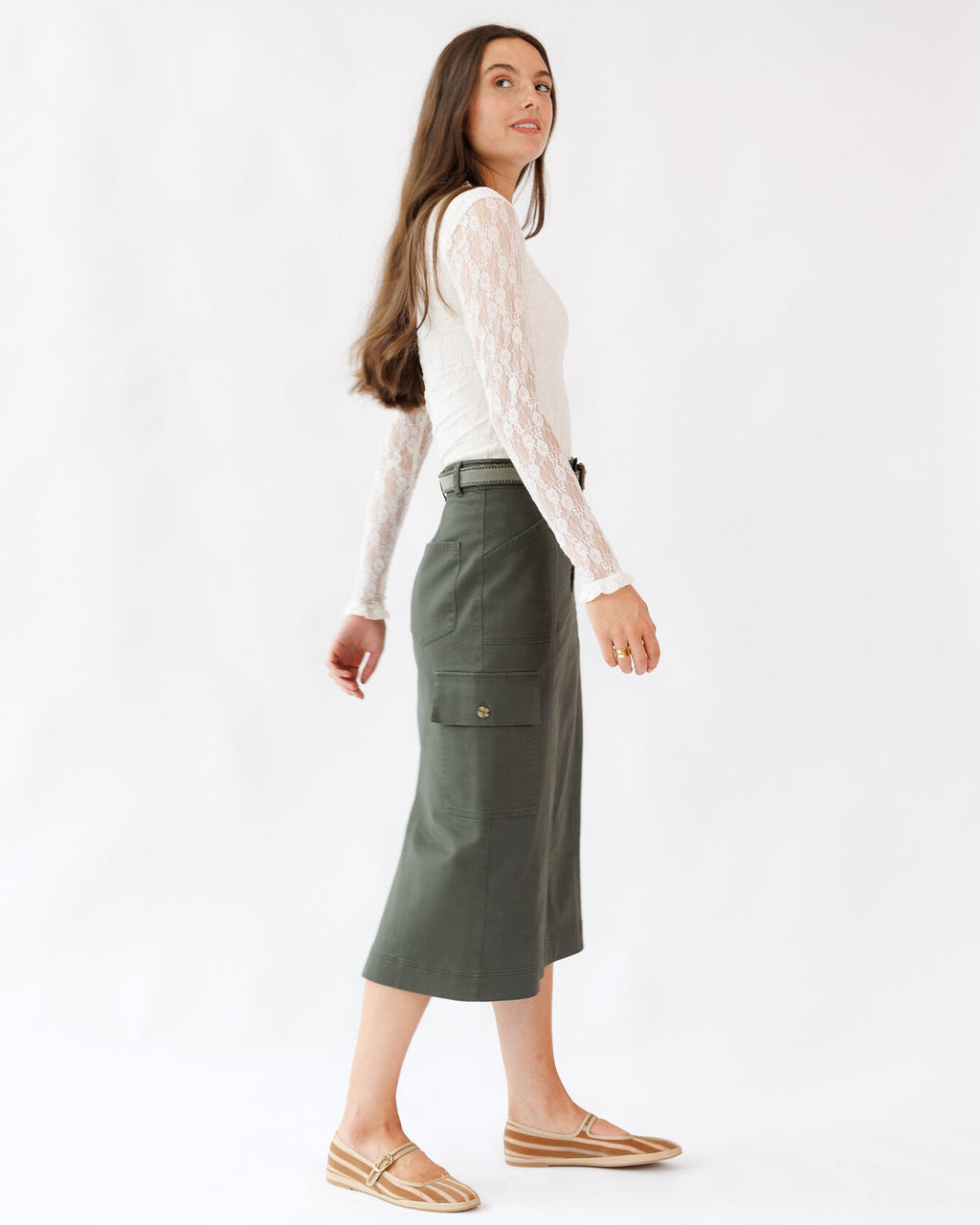 DOWNEAST | Women's Cotton Cargo Skirt