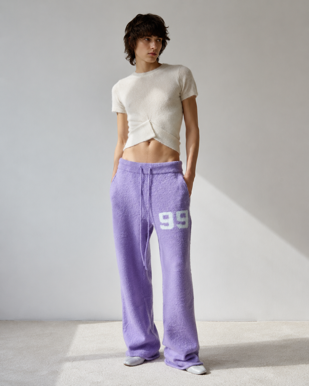 BRAINWASHED | Lavender Mohair Pants