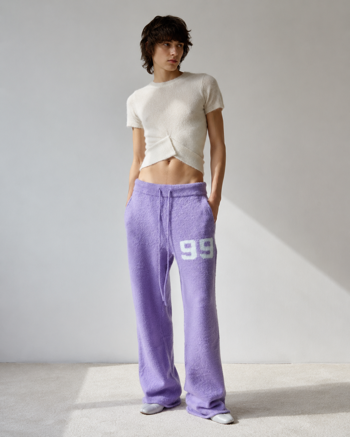 BRAINWASHED | Lavender Mohair Pants