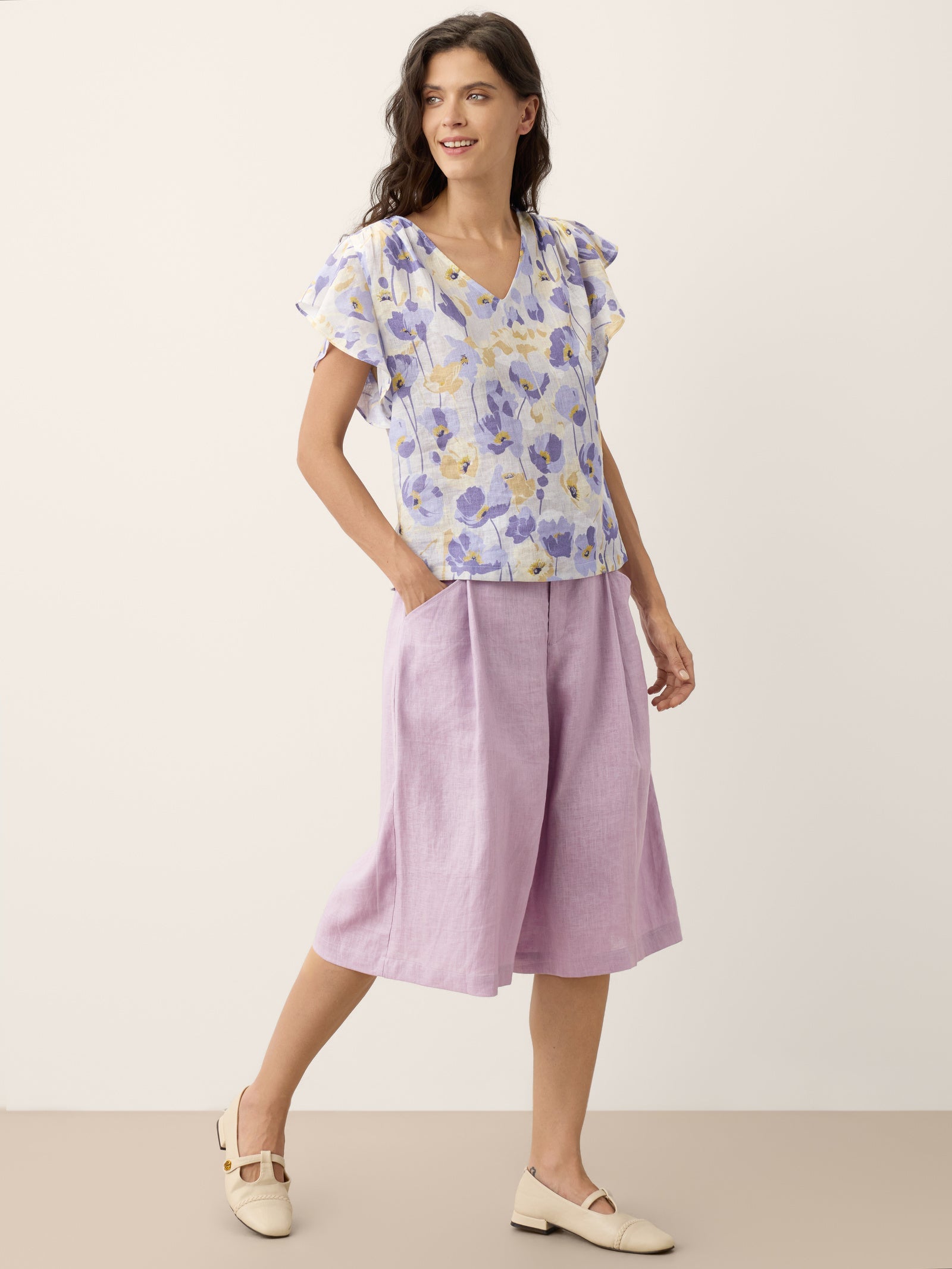LINTICO | Women's Linen Top "Eleanora"