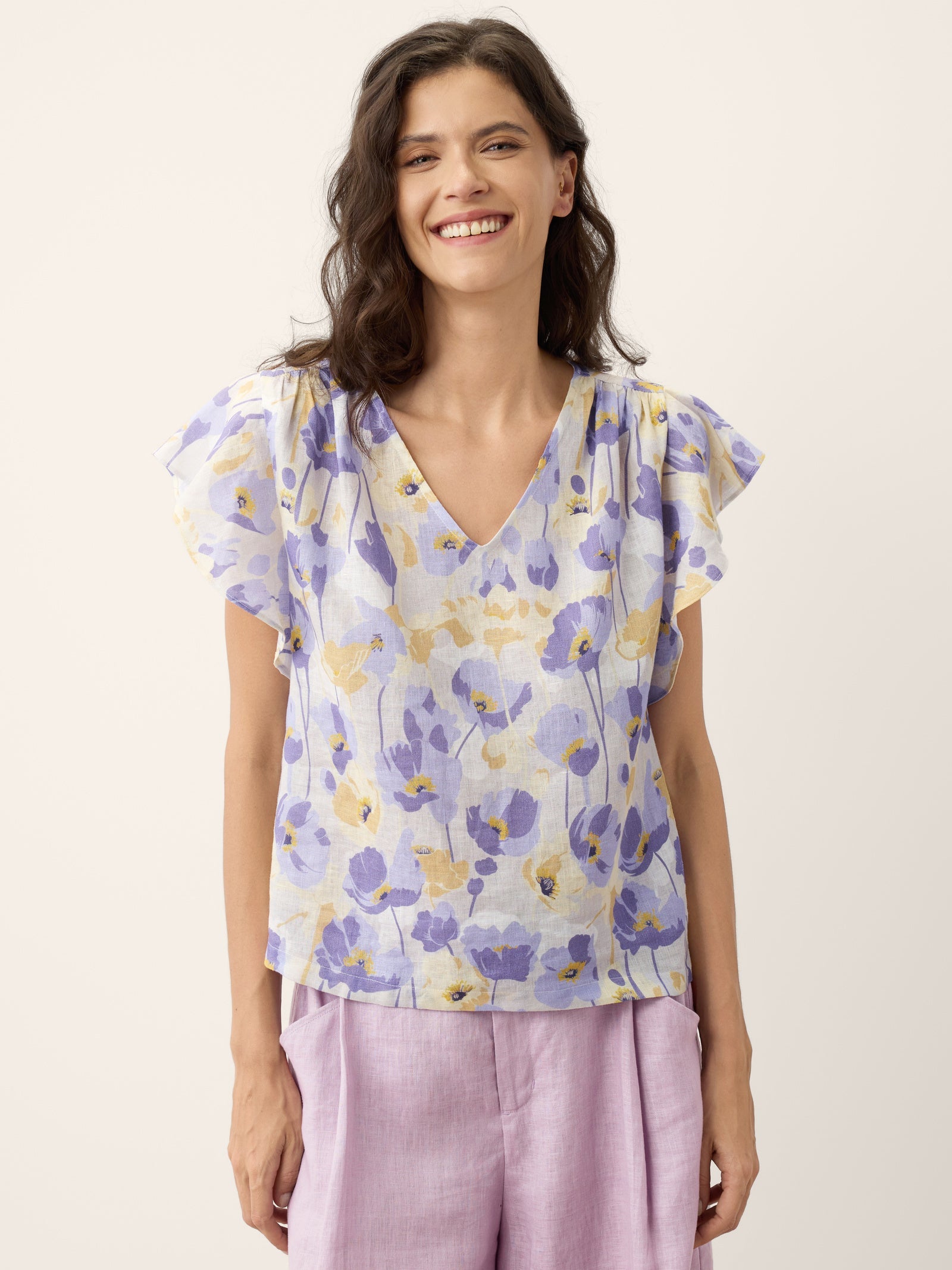 LINTICO | Women's Linen Top "Eleanora"