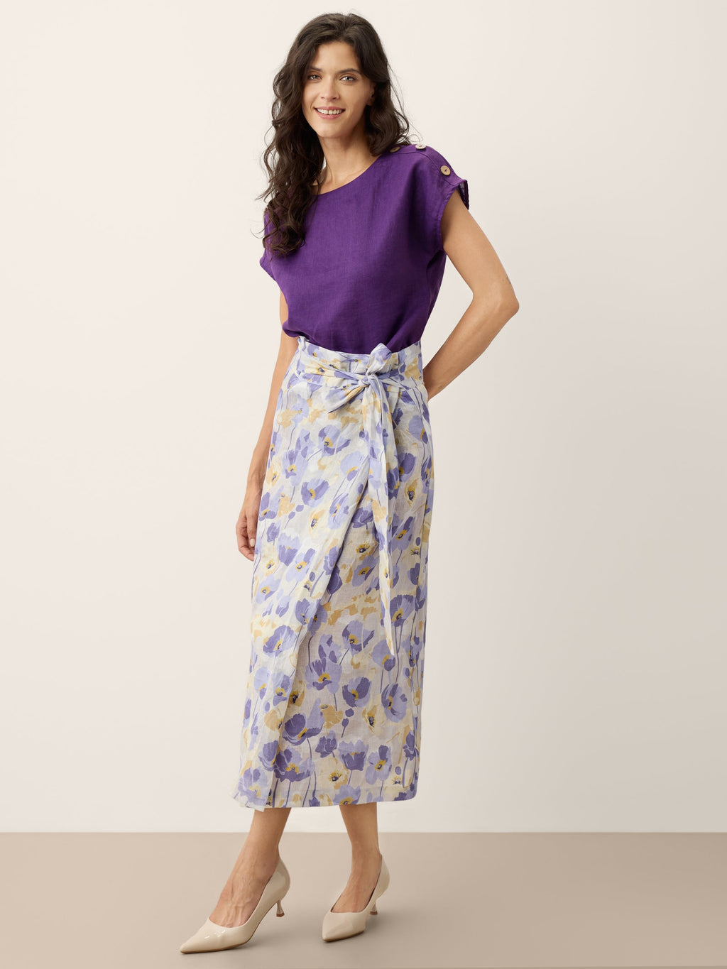 LINTICO | Women's Linen Skirt "Francesca"