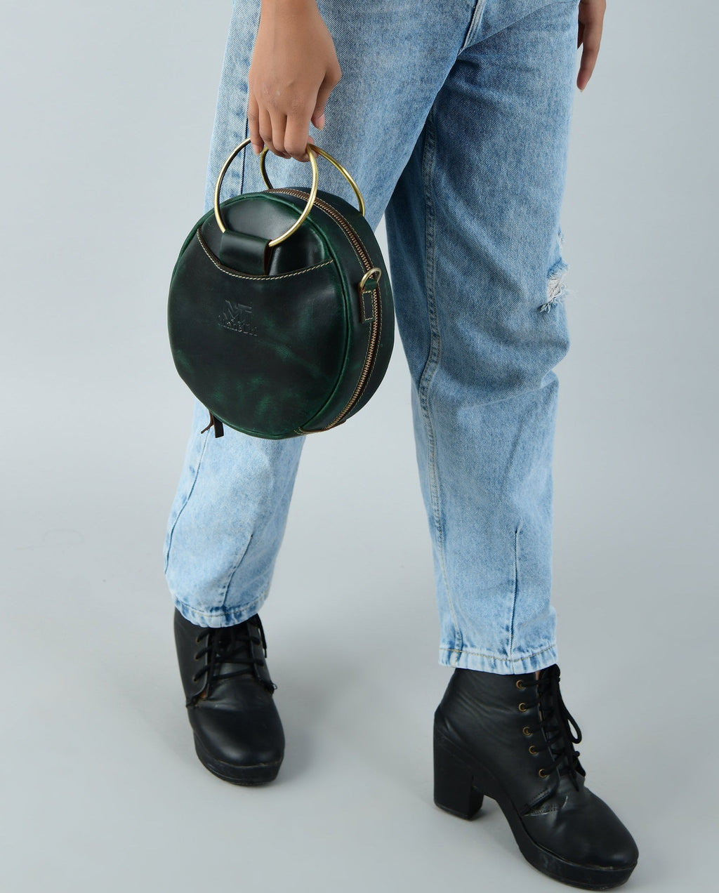 Classy Leather Bags | Rosie Sling Circle Bag