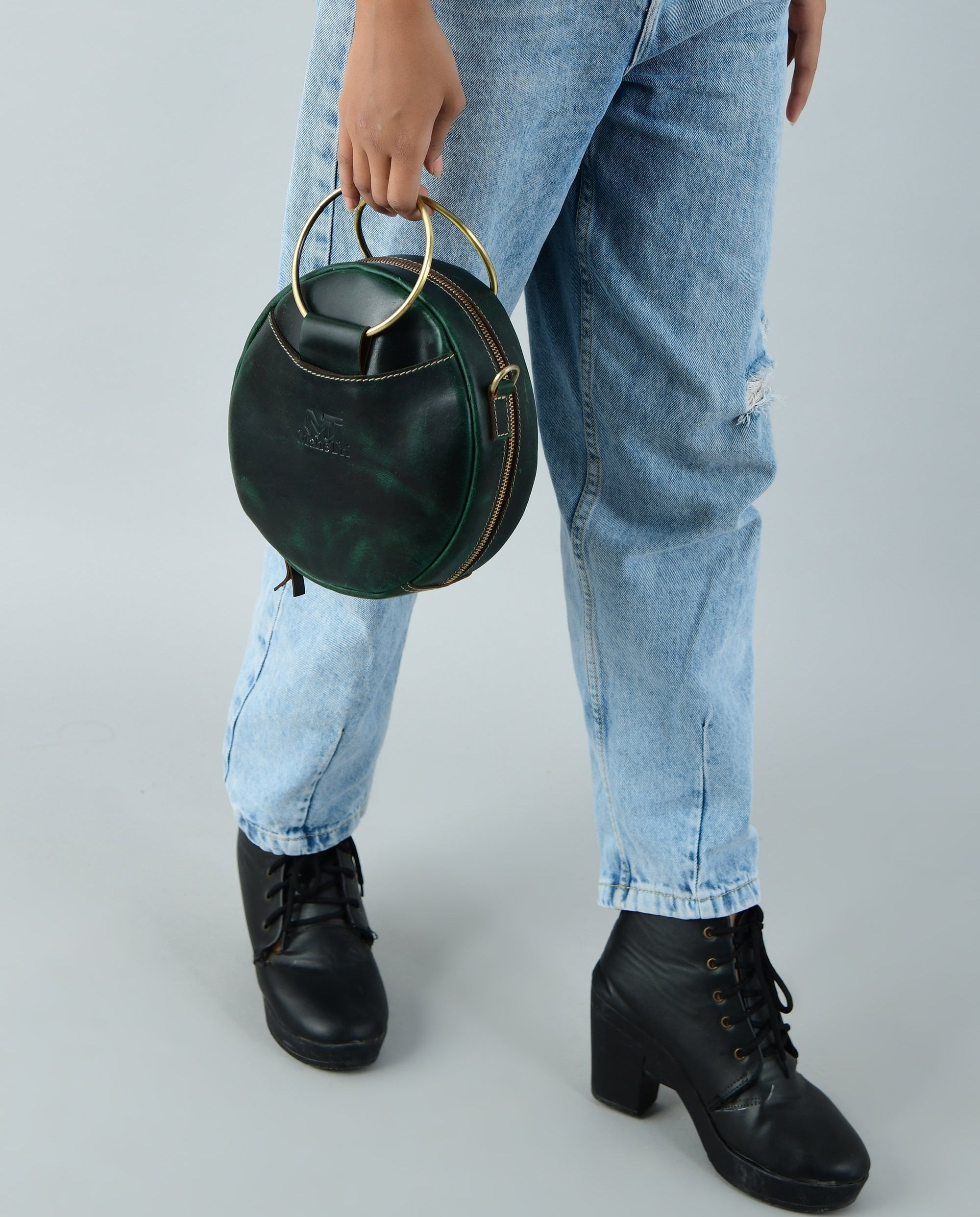 Classy Leather Bags | Rosie Sling Circle Bag
