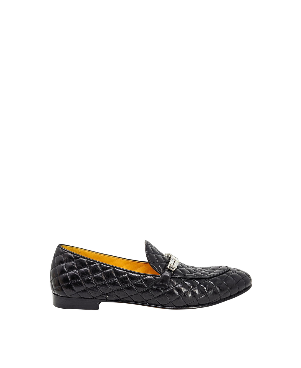 Madison Maison | Black Quilted Leather Loafer