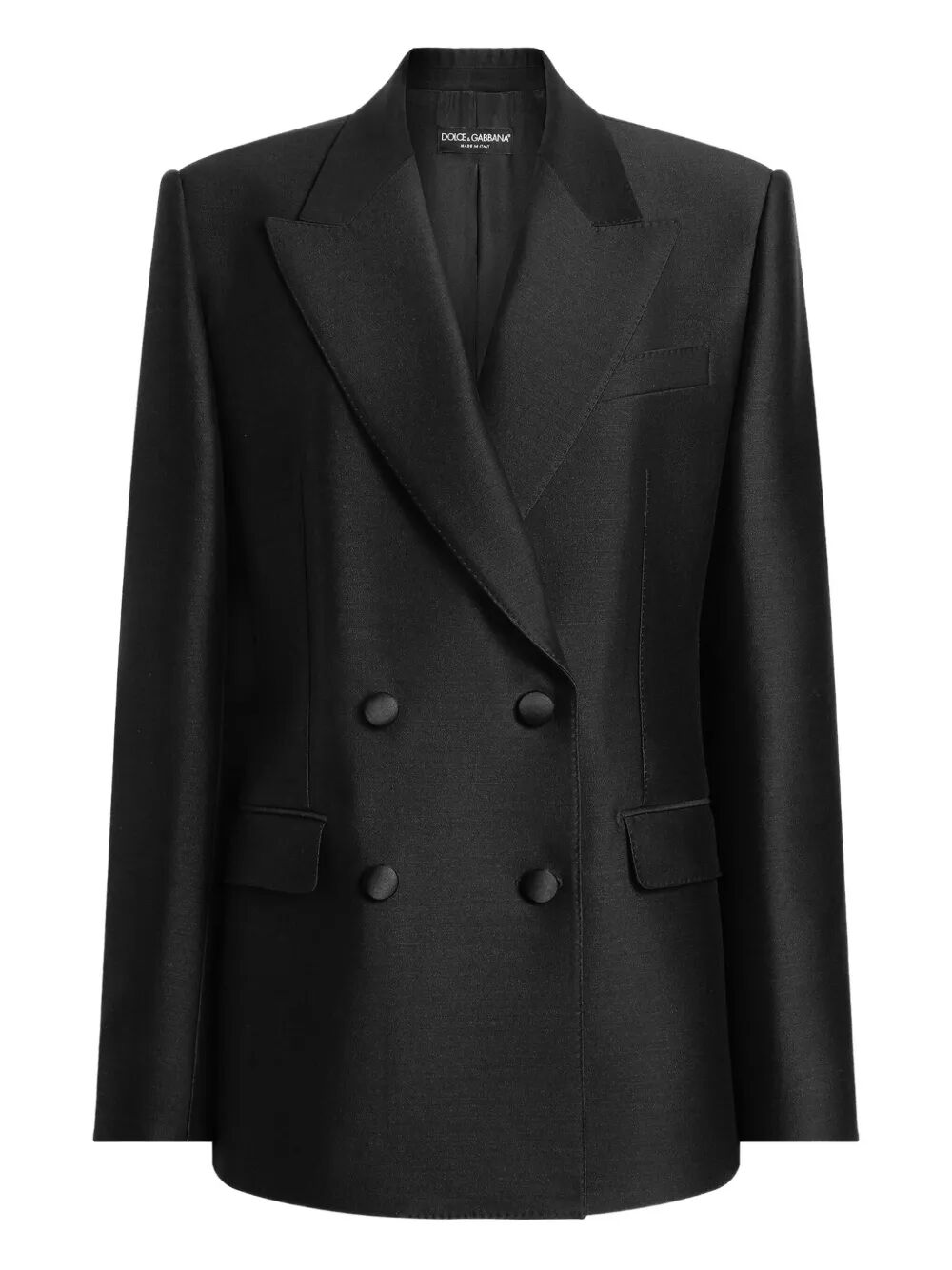 Dolce & Gabbana | Women's Wool & Silk Double-Breasted Jacket