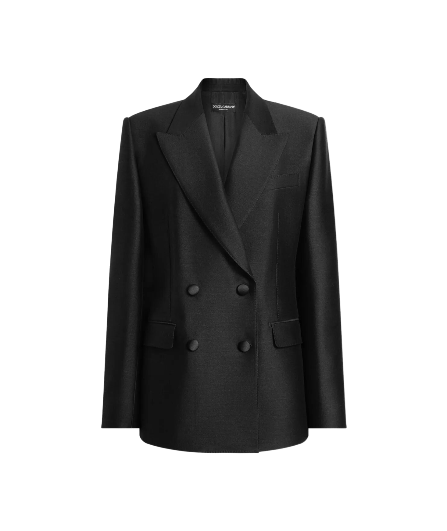 Dolce & Gabbana | Women's Wool & Silk Double-Breasted Jacket
