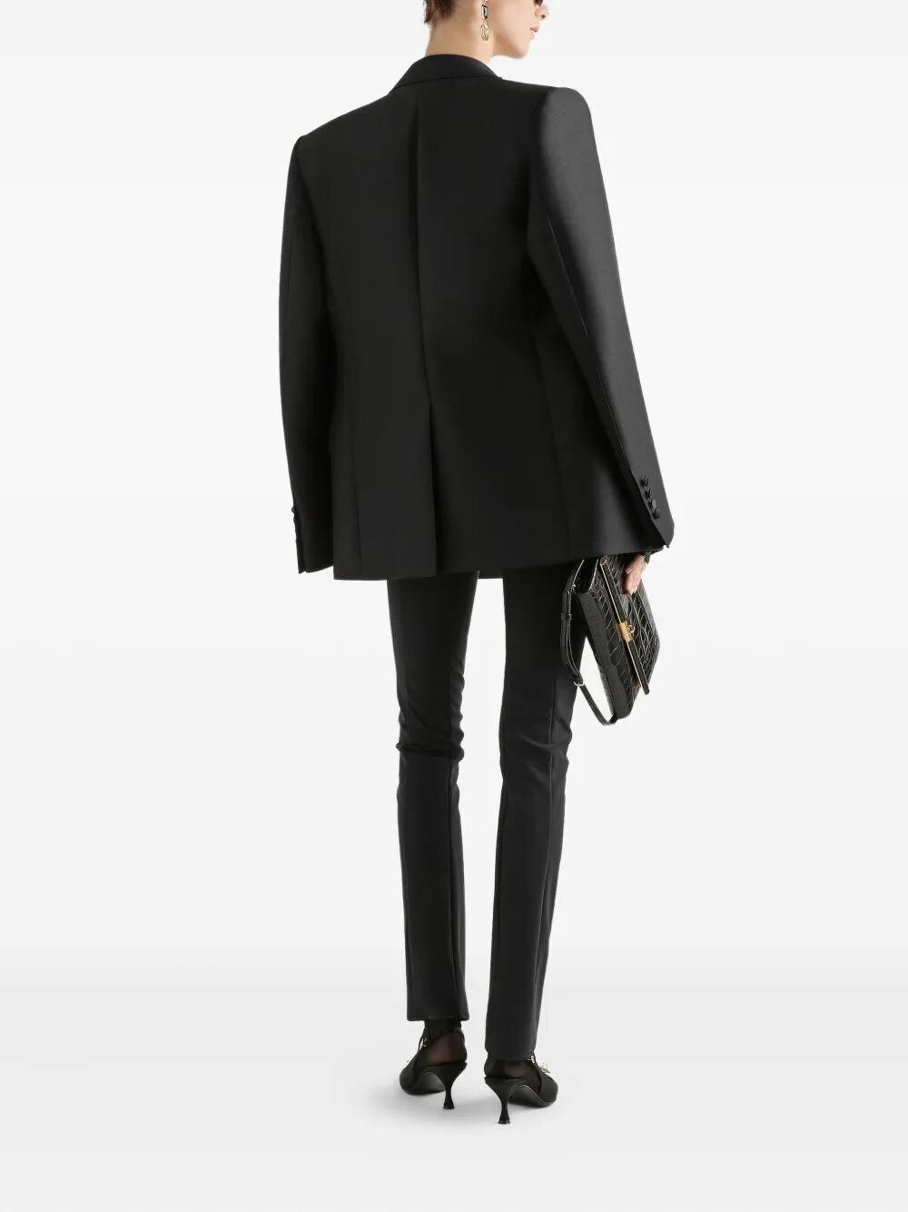 Dolce & Gabbana | Women's Wool & Silk Double-Breasted Jacket