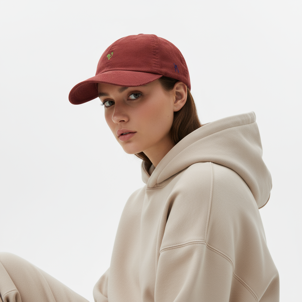 Baseball Cap | Logo Stitched in Corduroy