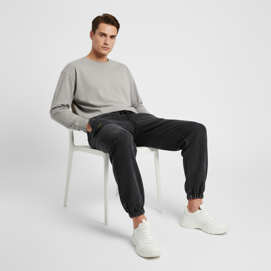 Cotton Sweatpants | Snow Washed
