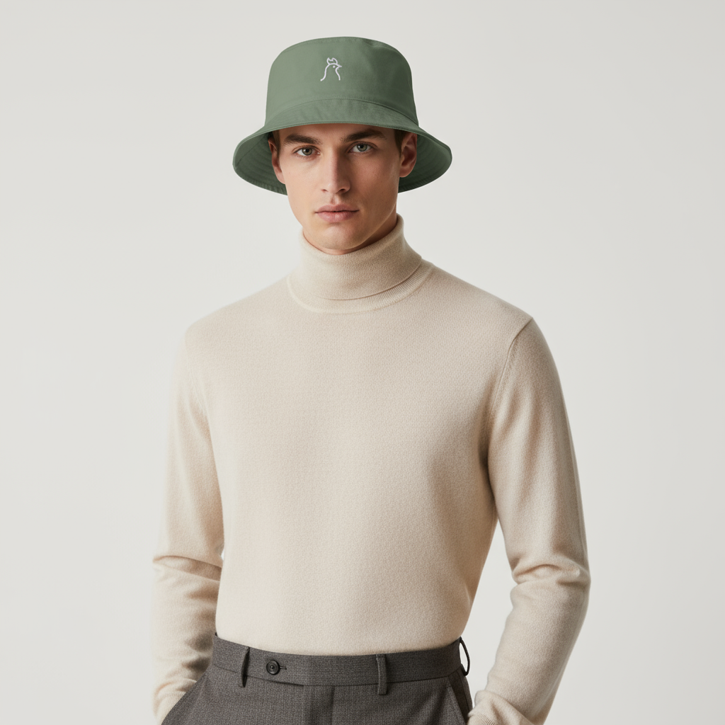 Organic Bucket Hat | Head Logo