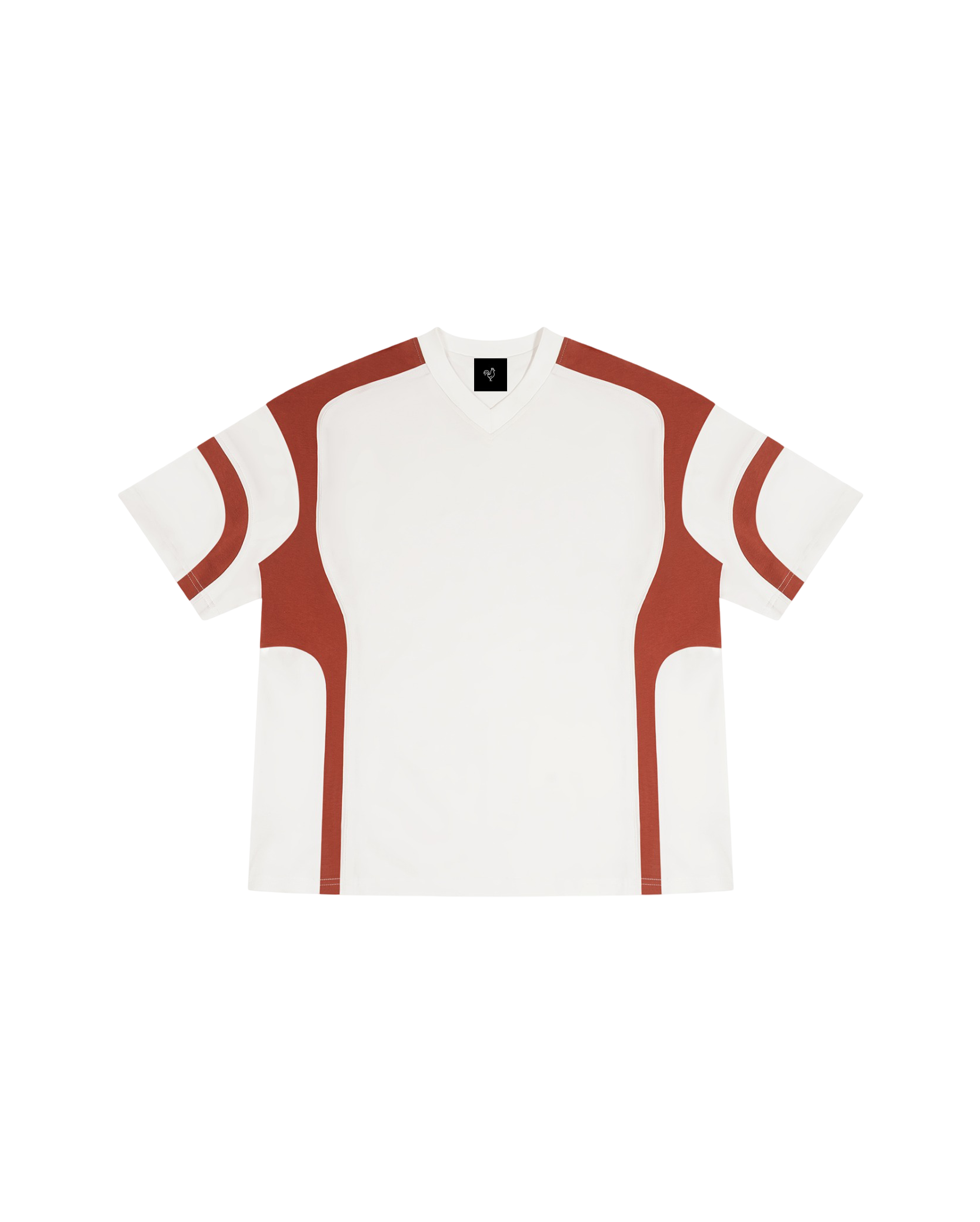 Gallo Jean | Color Block V-Neck T-Shirt