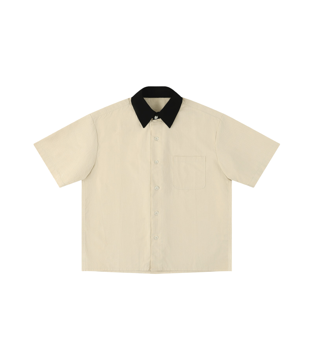 Gallo Jean | Color Block Button Down T-Shirt