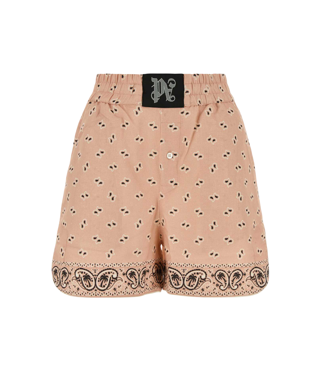 Palm Angels | Women's Printed Linen Shorts