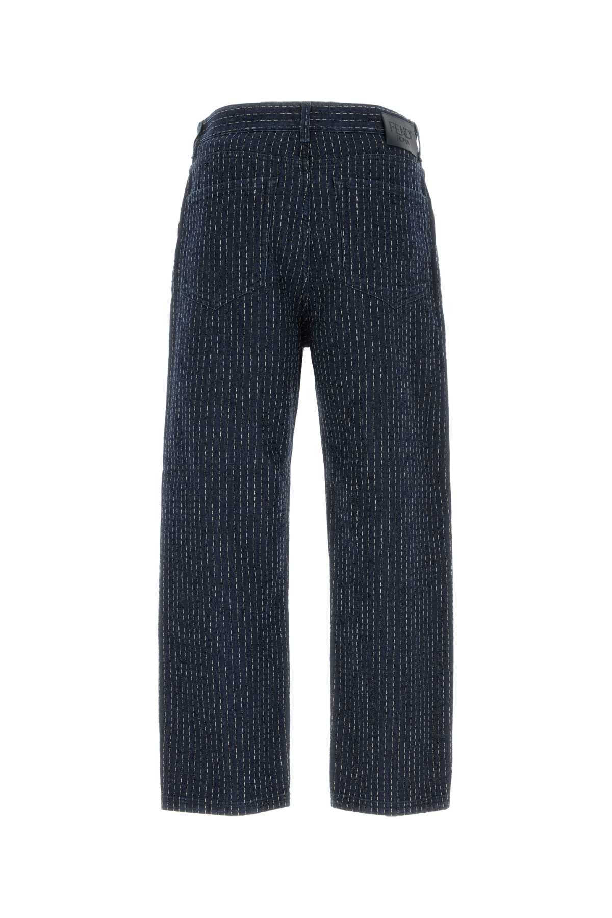 Fendi | Men's Embroidered Jeans