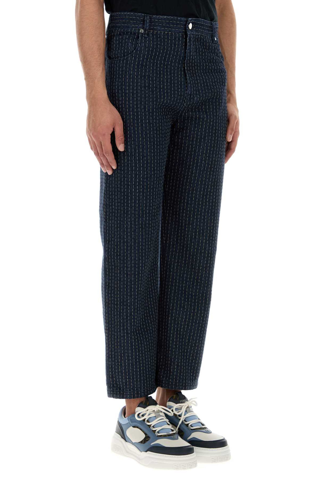 Fendi | Men's Embroidered Jeans