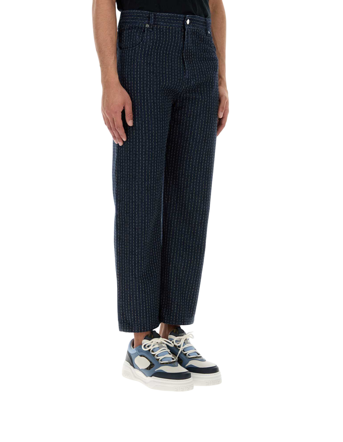 Fendi | Men's Embroidered Jeans
