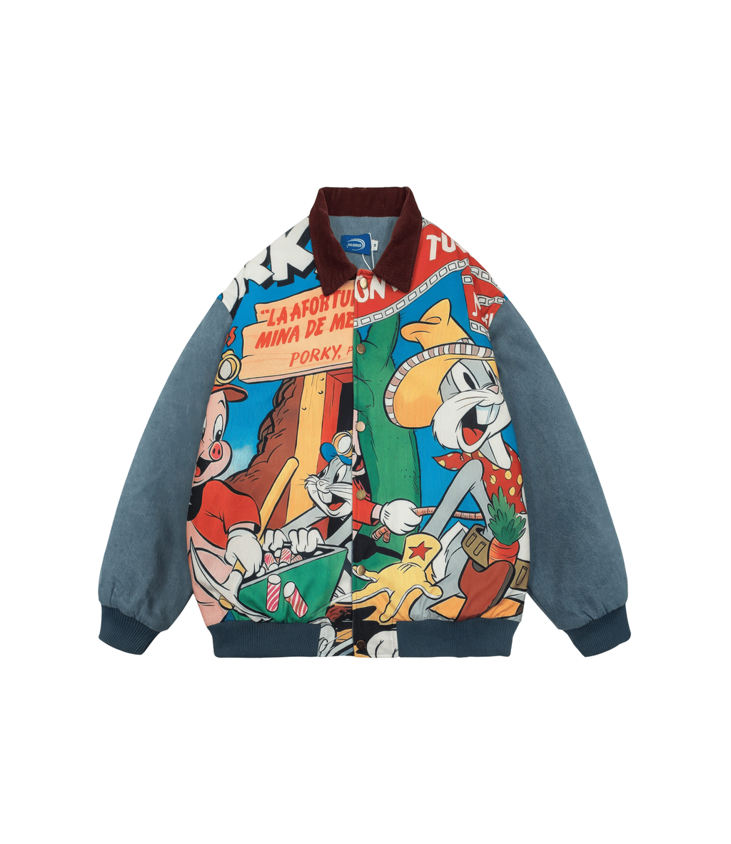 4inme | Vintage Cotton Bomber Jacket