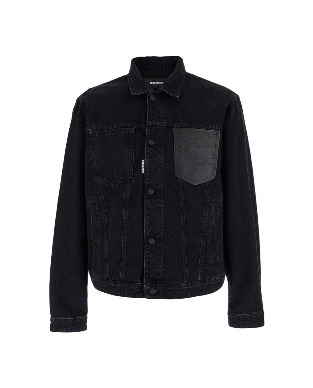 DSQUARED2® | Men's Classic Black Denim Jacket