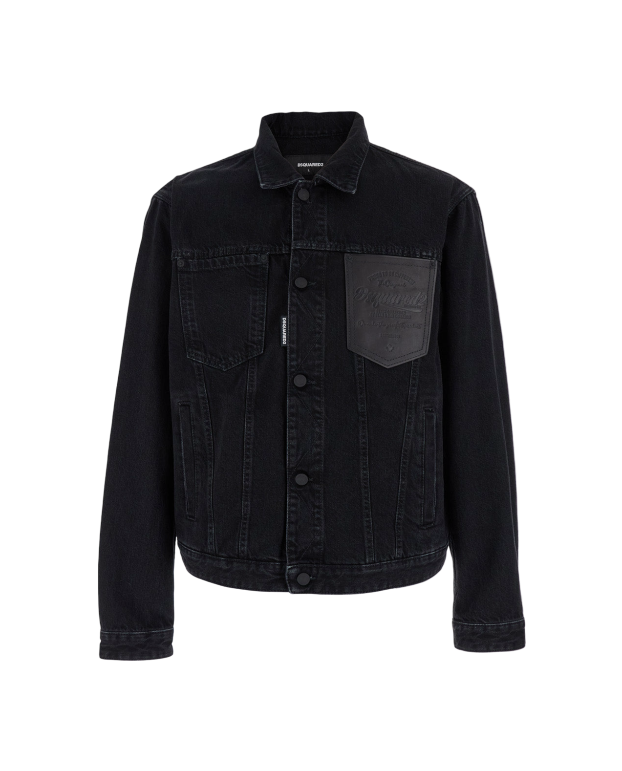 DSQUARED2® | Men's Classic Black Denim Jacket