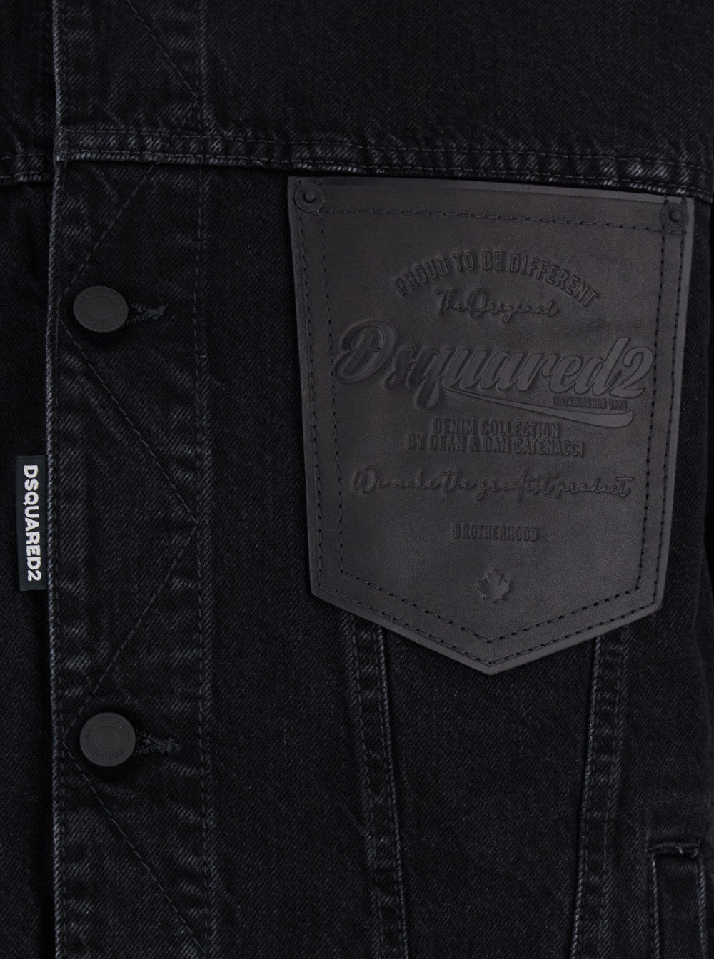 DSQUARED2® | Men's Classic Black Denim Jacket