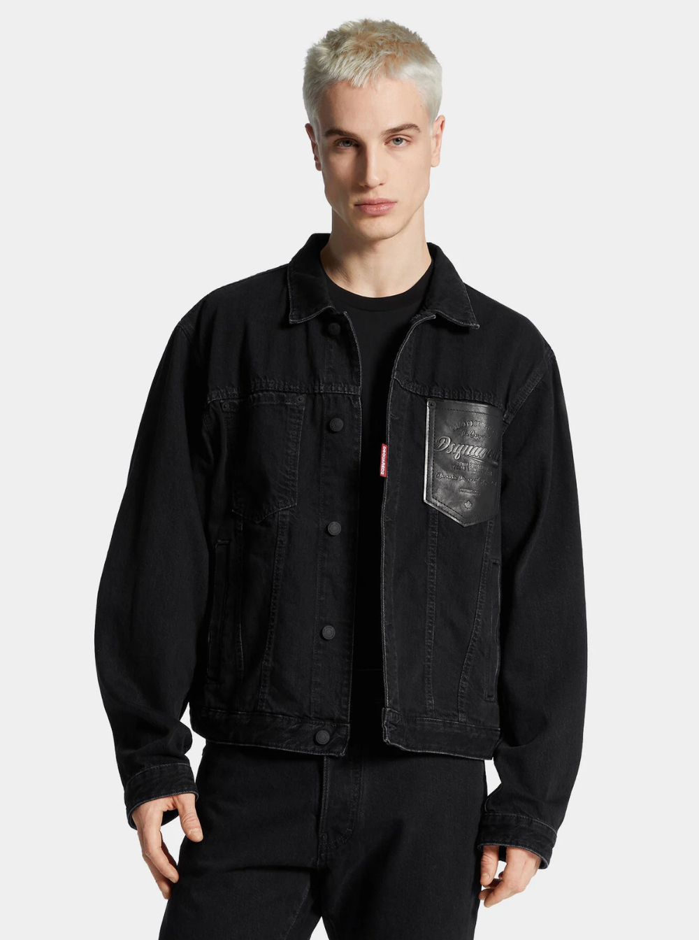 DSQUARED2® | Men's Classic Black Denim Jacket
