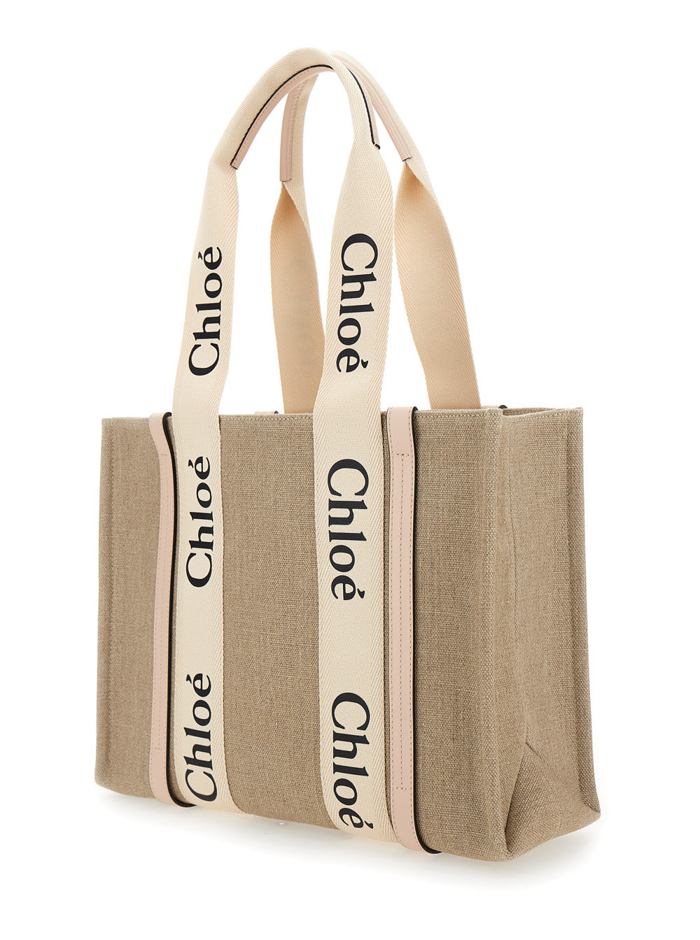 Chloé | Women's 'Medium Woody' in Linen Canvas