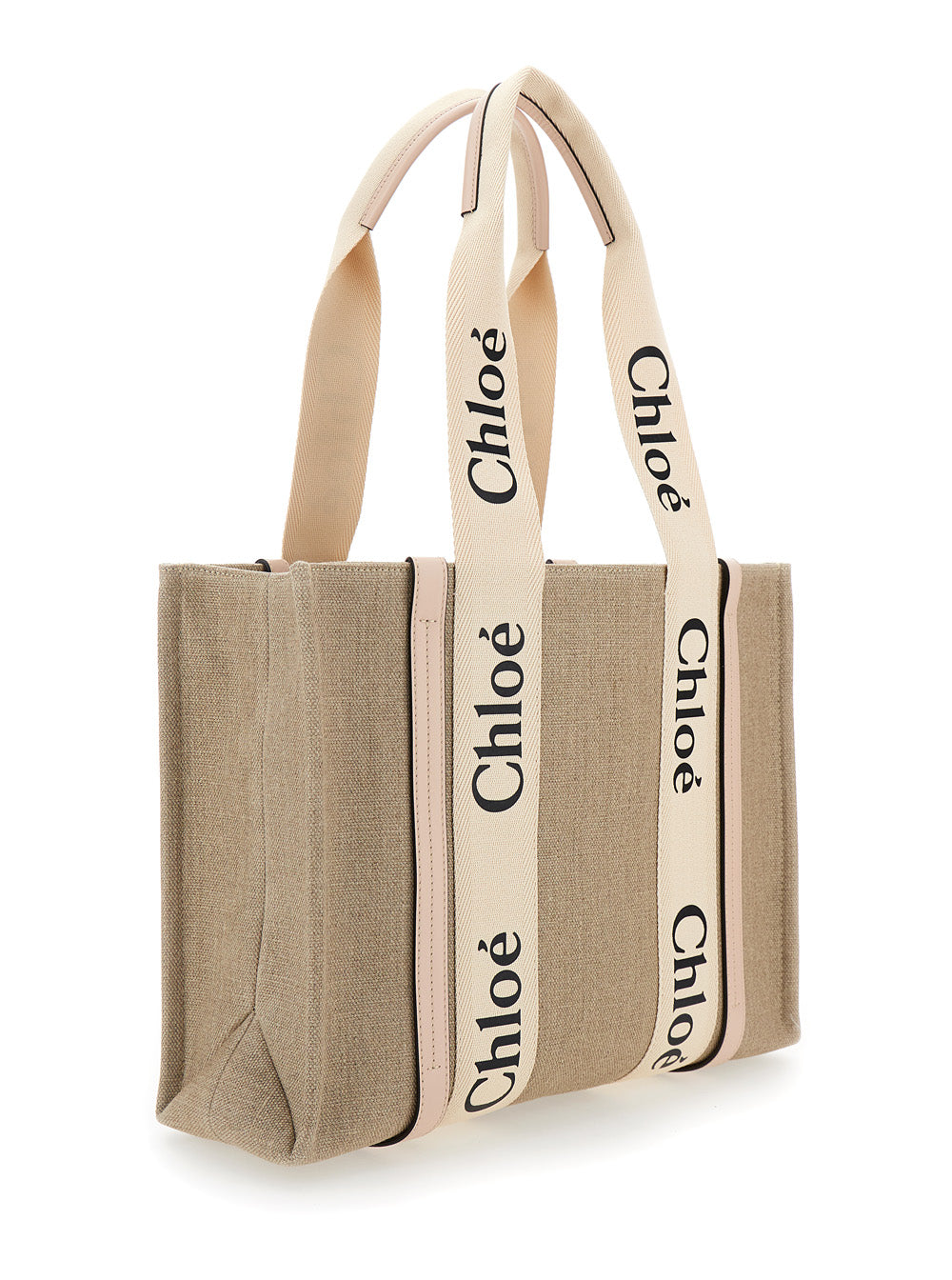 Chloé | Women's 'Medium Woody' in Linen Canvas