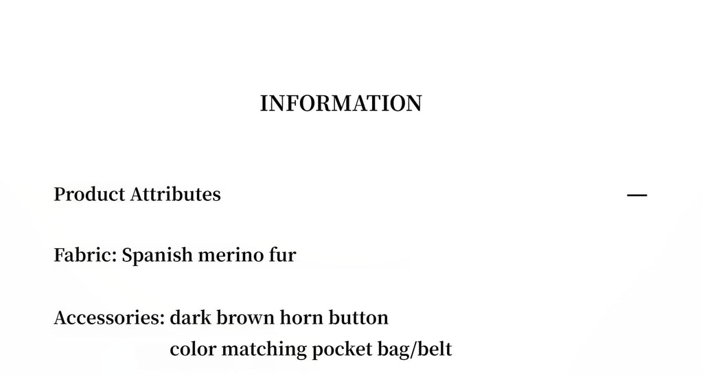 FIRELADY FUR | Women's Merino Wool Asymmetric Placket Sheepskin Coat