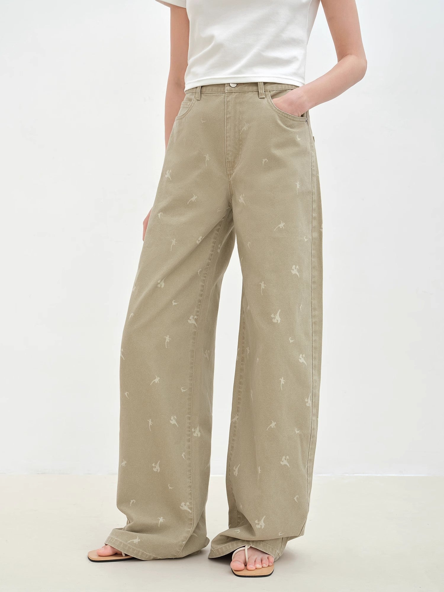 FIRELADY FUR | Women's Calla Lily Print Jeans