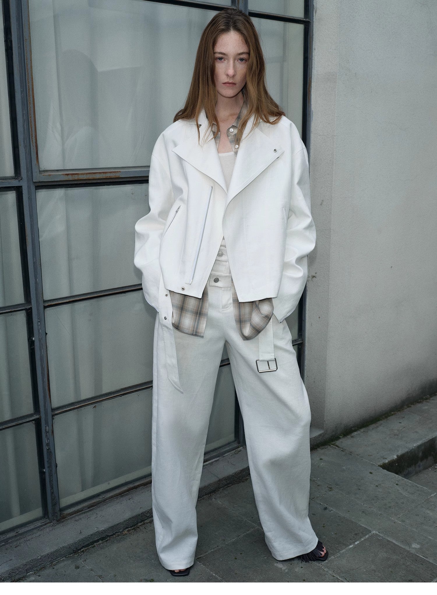 Women's Linen Jacket | Trapezoidal