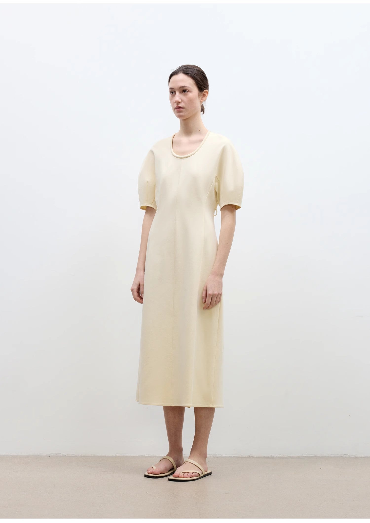 FIRELADY FUR | Women's Cotton U-Neck Knit Dress