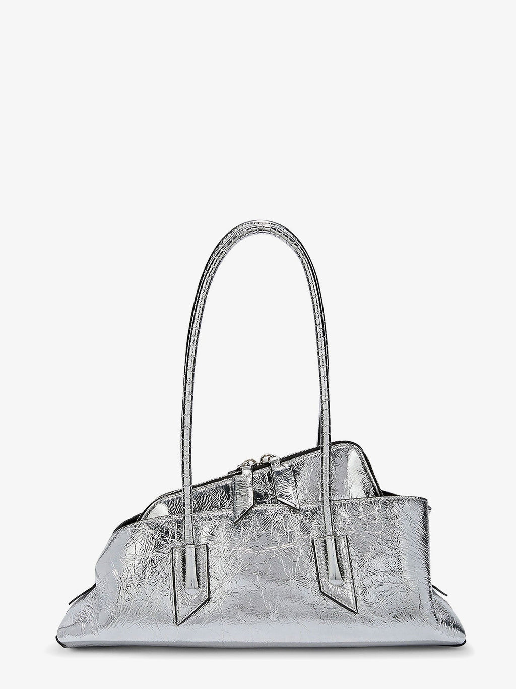 The Attico | Women's Laminated Leather Small Shoulder Bag